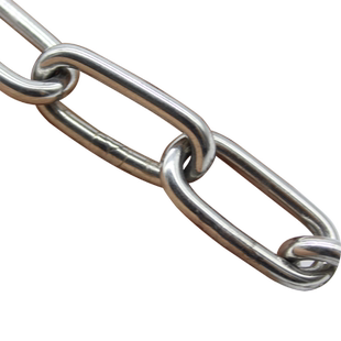 304不锈钢链条镀锌铁链子锁链铁环链晾衣秋千牵引起重链狗链子