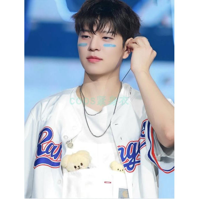 定制 STRAYKIDS同款游骑兵棒球服11号KIM 金昇玟球衣表演服演出服