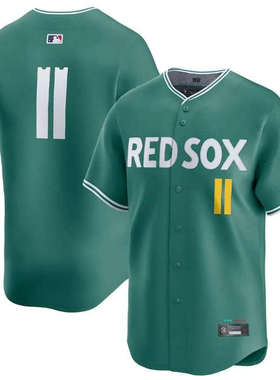Red Sox红袜棒球服城市版球衣11号Devers City Connect比赛服刺绣