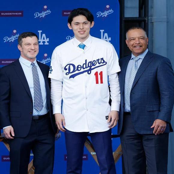 大联盟道奇队棒球服11号R.SASAKI 佐佐木朗希球衣训练比赛服刺绣