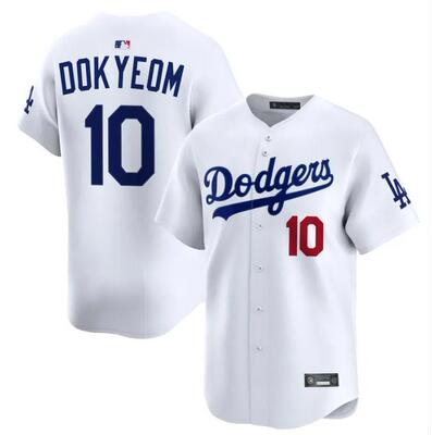 DK李硕珉同款棒球服道奇队10号DOKYEOM球衣短袖刺绣男演出表演服