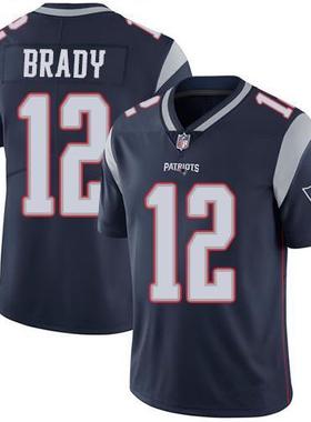 Patriots 新英格兰爱国者橄榄球服12号BRADY 布雷迪球衣比赛服