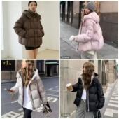 23816巨好看短款 宽松休闲小个子加厚90白鸭绒面包服 羽绒服女韩版