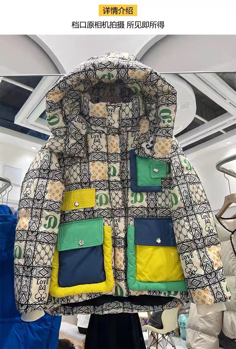 百搭常规连帽羽绒一件包邮