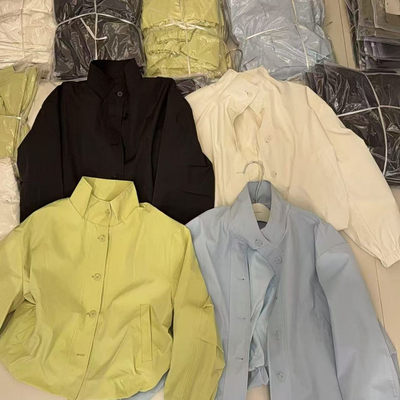 春季新款单排扣立领简约短外套女