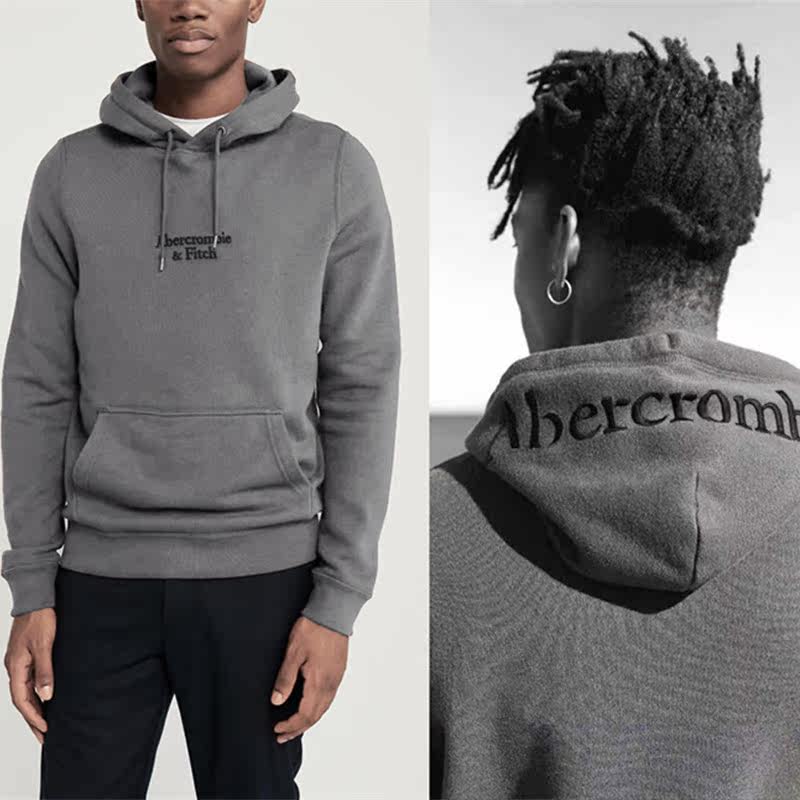U.S.A Abercrombie & Fitch Autumn and winter Large men's wear Sweater af Plush Easy leisure time Socket Hoodiein the Men's clothing, Sweater  category - from Buy2taobao.com to provide professional Taobao agent buy service