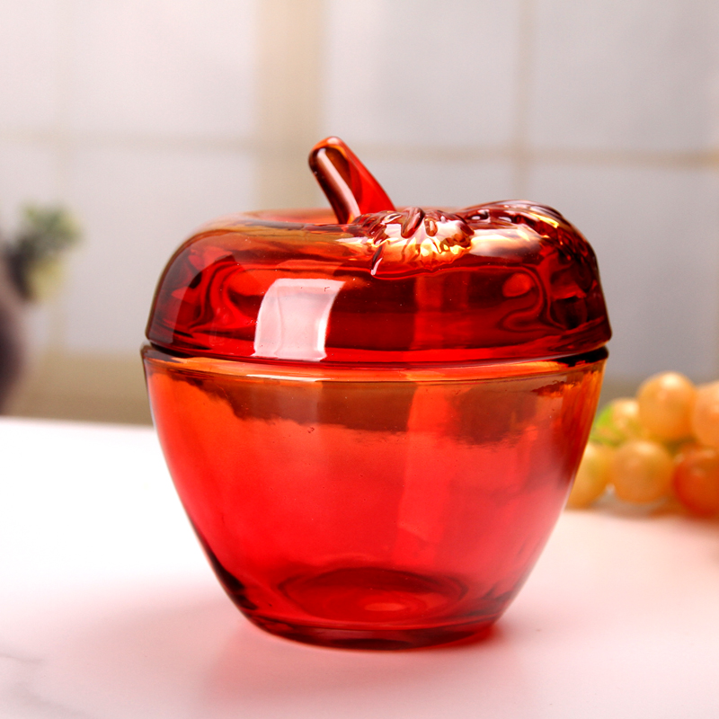 萊文茨喜慶紅色水晶玻璃蘋果糖