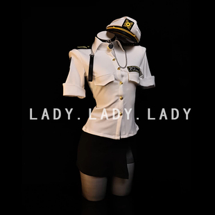 Lady性感女警空姐cos制服套装诱惑装趣情纯欲战袍睡衣qqny内衣女