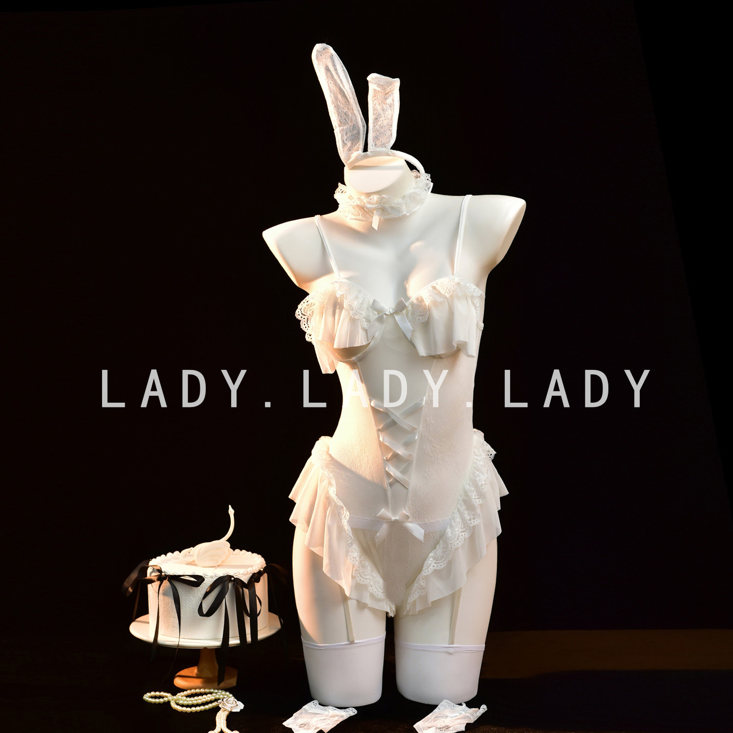 Lady性感睡裙兔女郎cos服装蕾丝镂空连体衣制服睡衣纯欲内衣qqny,女士内衣/男士内衣/家居服,内衣配件,淘宝优惠券,粉丝福利购,淘宝优惠卷