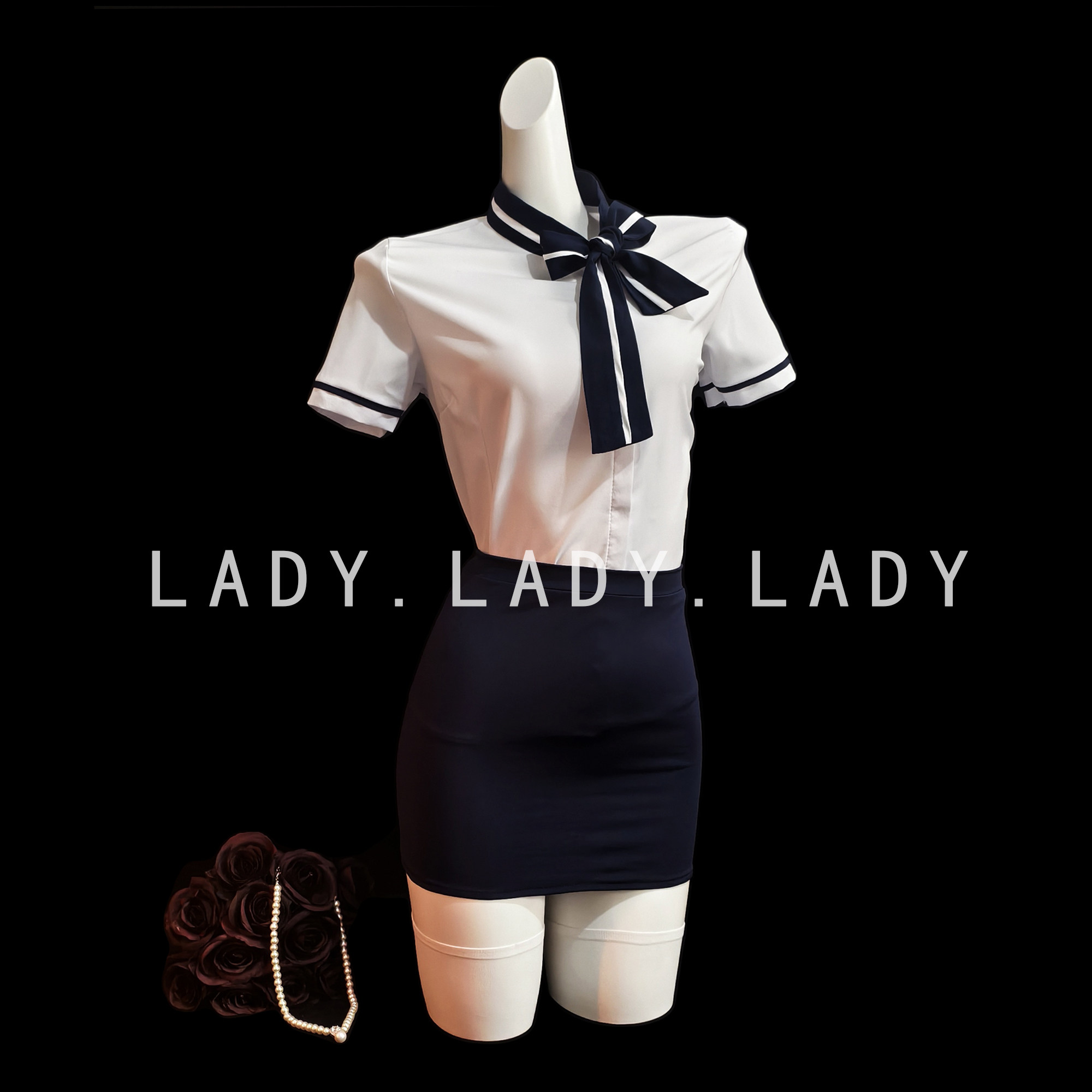 Lady性感空姐cos职业OL制服套装御姐包臀裙角色扮演约会秘书诱惑
