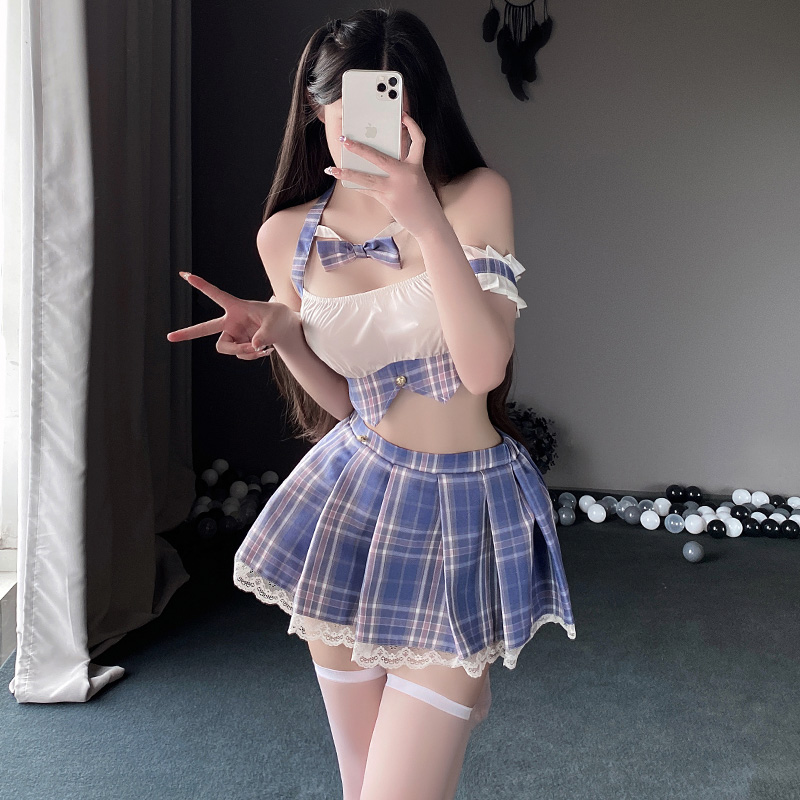 辣妹性感jk制服套装女日系学院风纯欲御姐高级感上衣百褶裙两件套