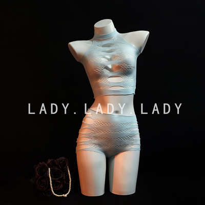 Lady性感内衣分体式镂空网衣纯欲风情侣约会可撕禁欲系qqny趣情女