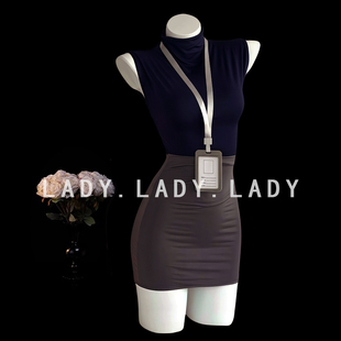 Lady秘书制服包臀裙穿搭紧身性感ol职业御姐情调角色扮演内衣qqny