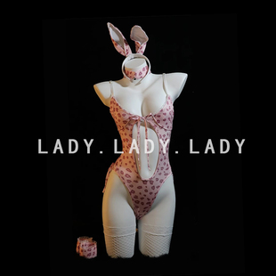 Lady内衣性感小胸豹纹cos兔女郎制服套装 可爱诱惑趣情纯欲qqny女
