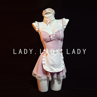 Lady性感睡衣小胸带胸垫女仆纯欲制服睡裙战袍趣情诱惑qqny内衣女