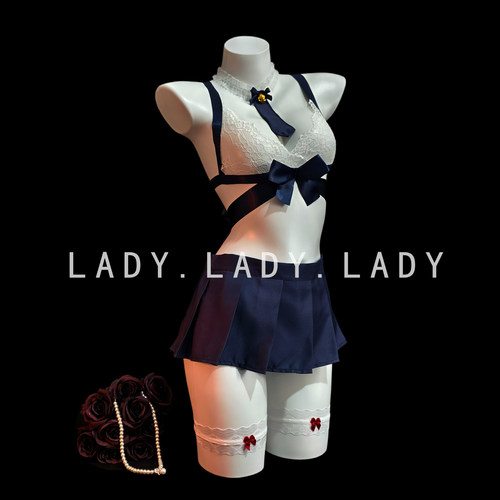 Lady性感战袍内衣JK水手服cos学院风情趣制服套装纯欲qqny诱惑