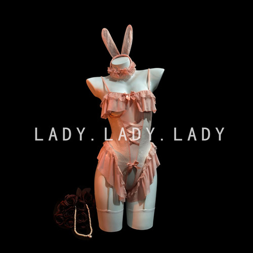 Lady兔女郎cos服装可爱性感约会战袍连体衣小胸情趣制服qqny内衣