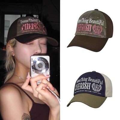 lartigent迷彩拼色棒球帽鸭舌帽