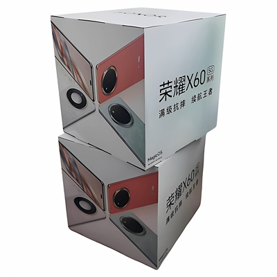 定制手机店新品广告堆码箱活动展示推广立方体店面装饰陈列纸堆头