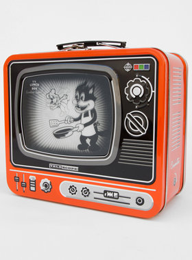 英国SUCK UK 电视机午餐盒TV Lunch Box 便当野餐水果零食盒礼物