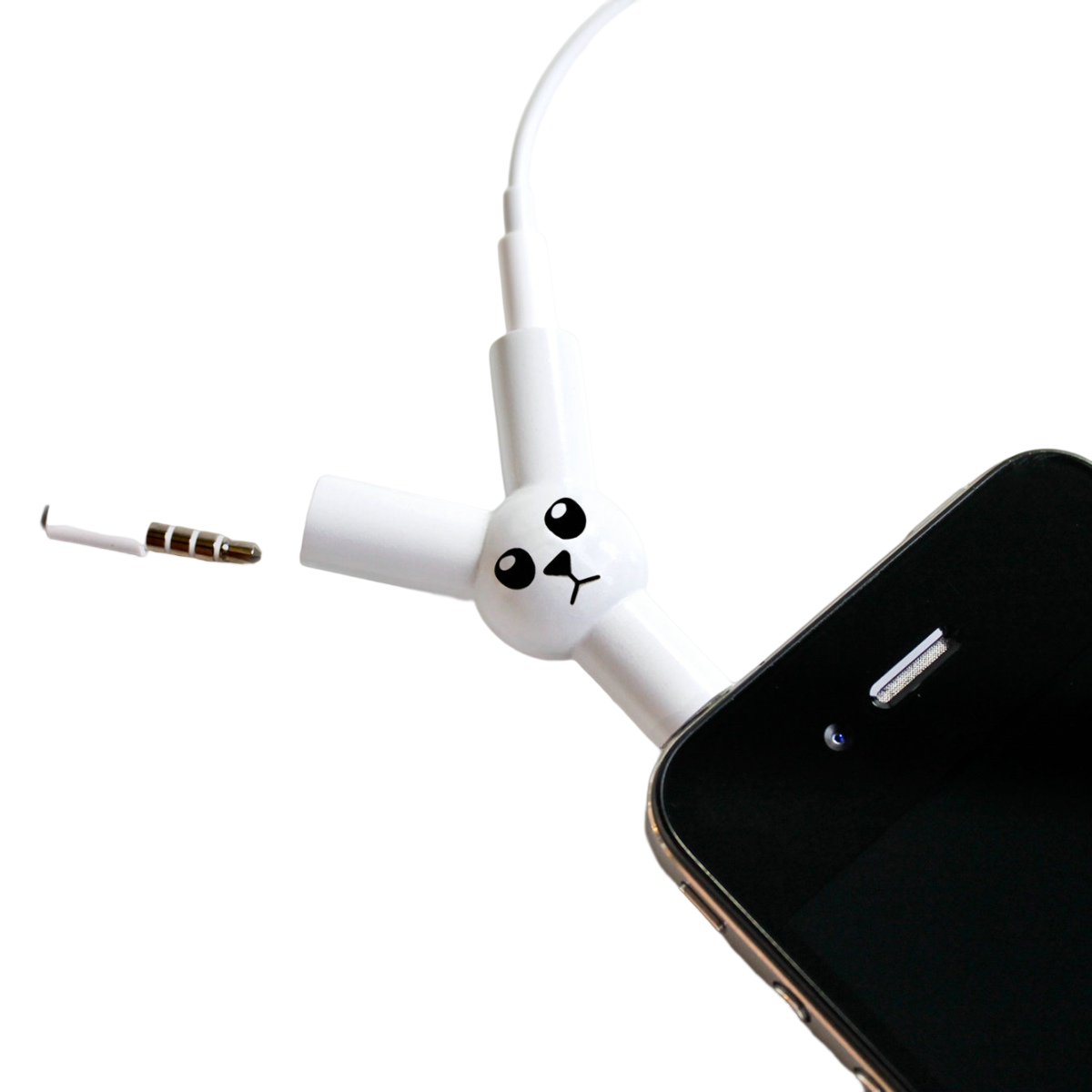 英国Suck UK兔子耳机分线器Jack Rabbit 情侣分线器配件创意礼物