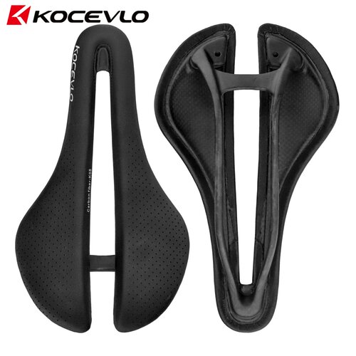 KOCEVLO高强度全碳纤维公路/山地自行车超软防屁股痛中空透气坐垫