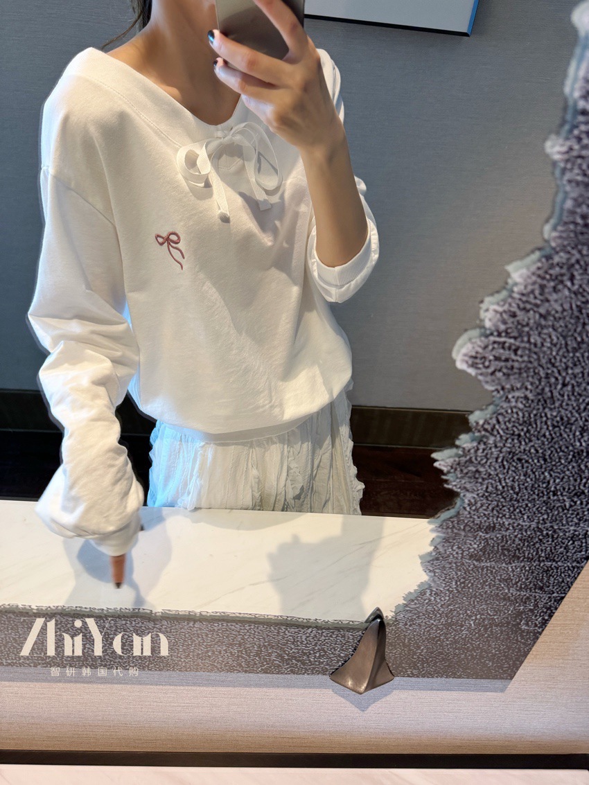 长袖通勤纯棉韩国进口