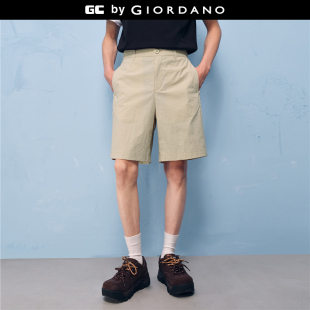侧缝分割口袋半松紧腰休闲短裤 GC2026年夏季 子男装 裤 12106348 新款