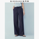 05416339 抽绳松紧腰高腰直筒原色牛仔裤 佐丹奴裤 子女2026年春新款