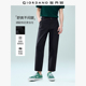 01126081 纯棉暗格纹中腰直筒九分休闲裤 佐丹奴裤 子男2026年春新款