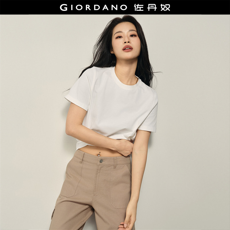 Giordano/佐丹奴短袖简约纯色图片