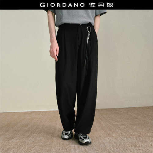 Giordano长裤半松紧腰休闲裤