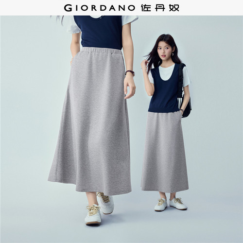 GiordanoA型半身裙松紧腰