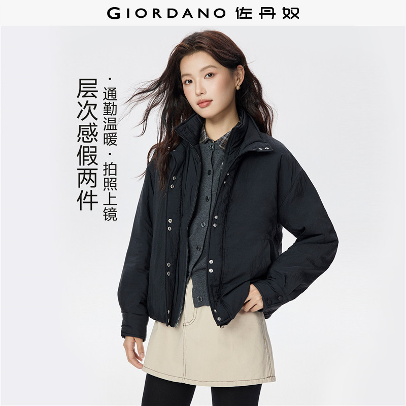 Giordano/佐丹奴宽松棉衣外套图片
