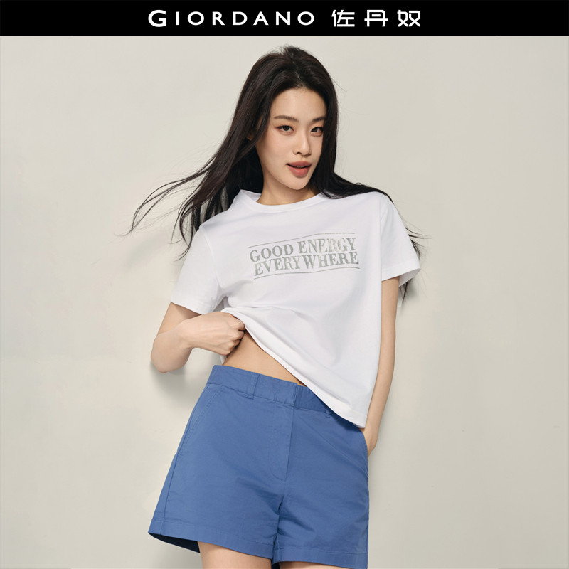 Giordano/佐丹奴短袖休闲印花图片