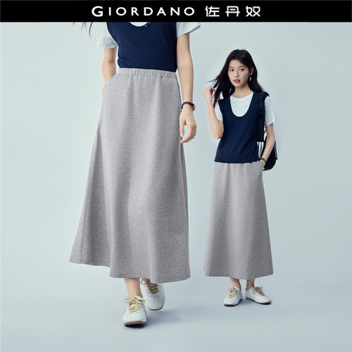 GiordanoA型半身裙松紧腰