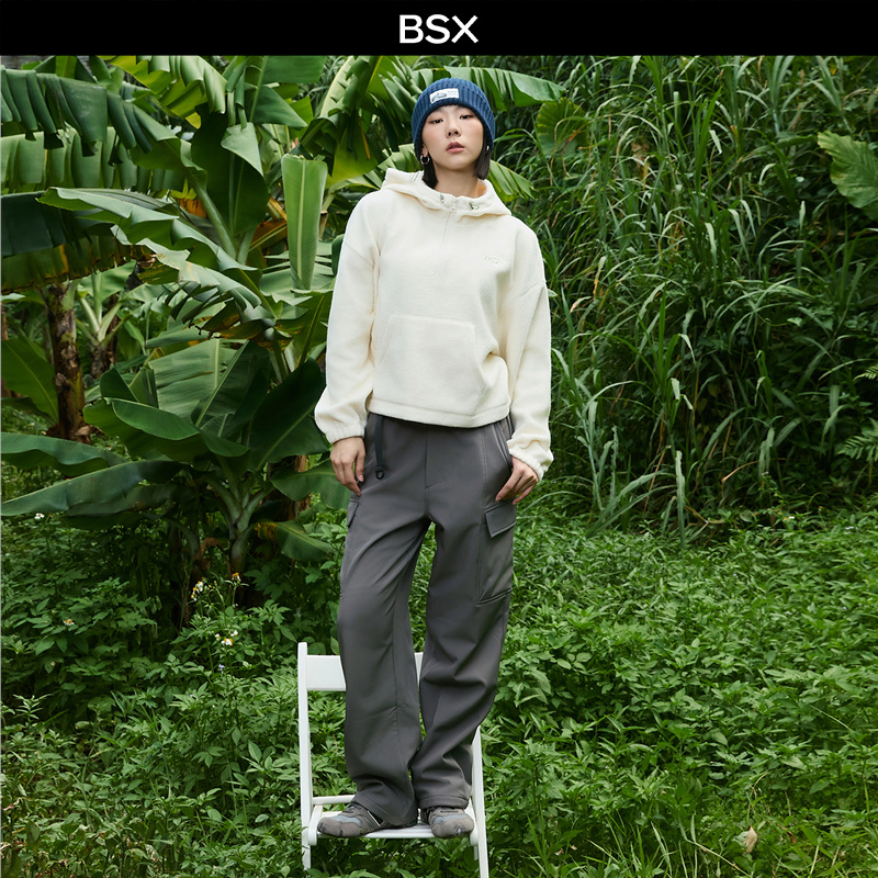 BSX长裤品牌胶章工装裤