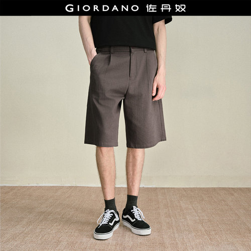 Giordano休闲短裤半松紧腰