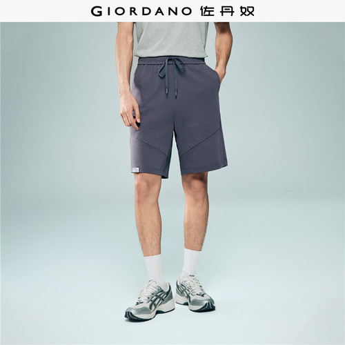 Giordano卫裤短裤织标破骨