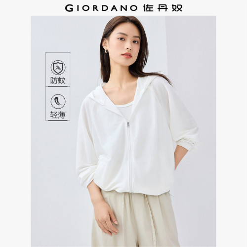 Giordano休闲常规防蚊外套连帽