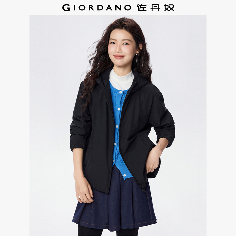 Giordano连帽短外套软壳外套