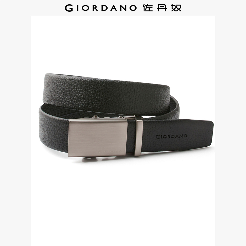 光面合金自动扣 休闲大方 方便搭配