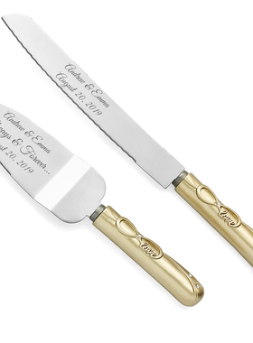 个性定制礼品生日蛋糕刀铲新婚订婚结婚礼物送新人新娘朋友纪念日