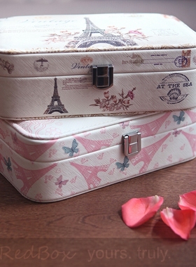 古典首饰盒收纳盒公主情人节礼物送女友老婆浪漫创意生日结婚礼物