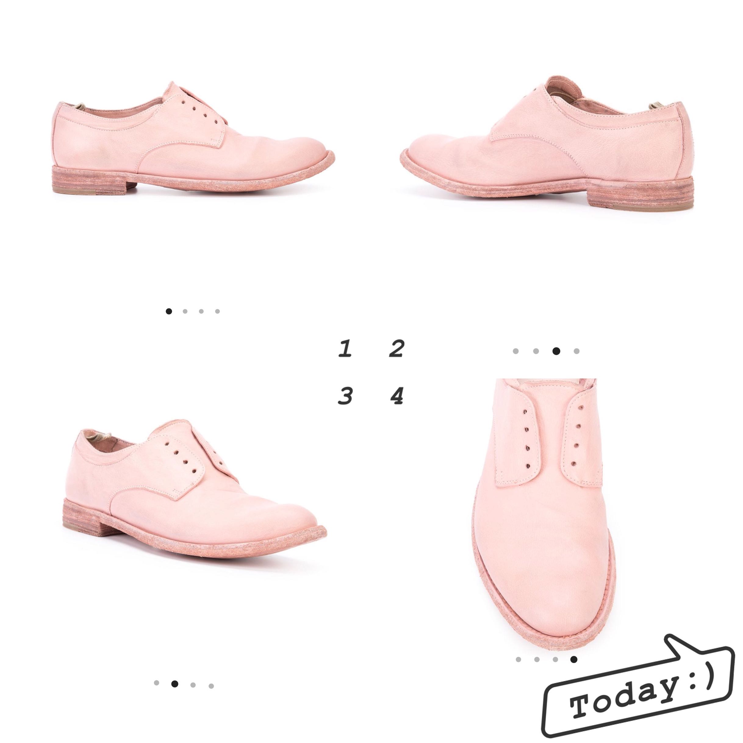 ohpair手工低帮女鞋