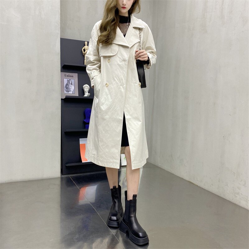 高级感风衣精致女性优雅风衣