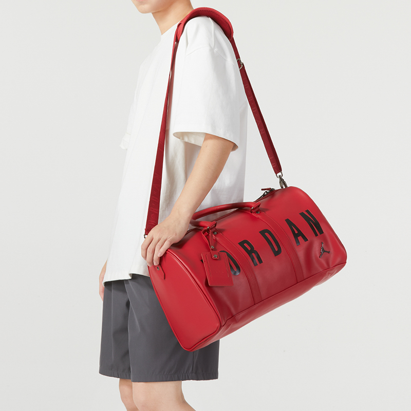 NIKE耐克行李包男女包运动休闲红色背包 JD2323041AD