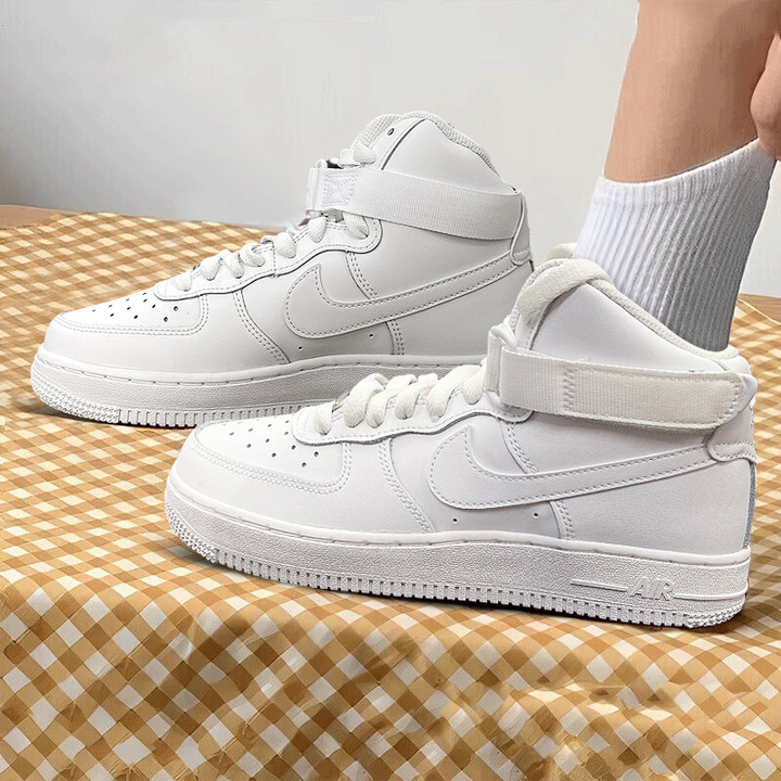 nike耐克 air force 1 af1 纯白 空军一号高帮板鞋 dh2943-111