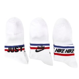 Nike耐克男袜女袜2025新款 高帮袜子运动袜透气休闲袜DX5080 三双装