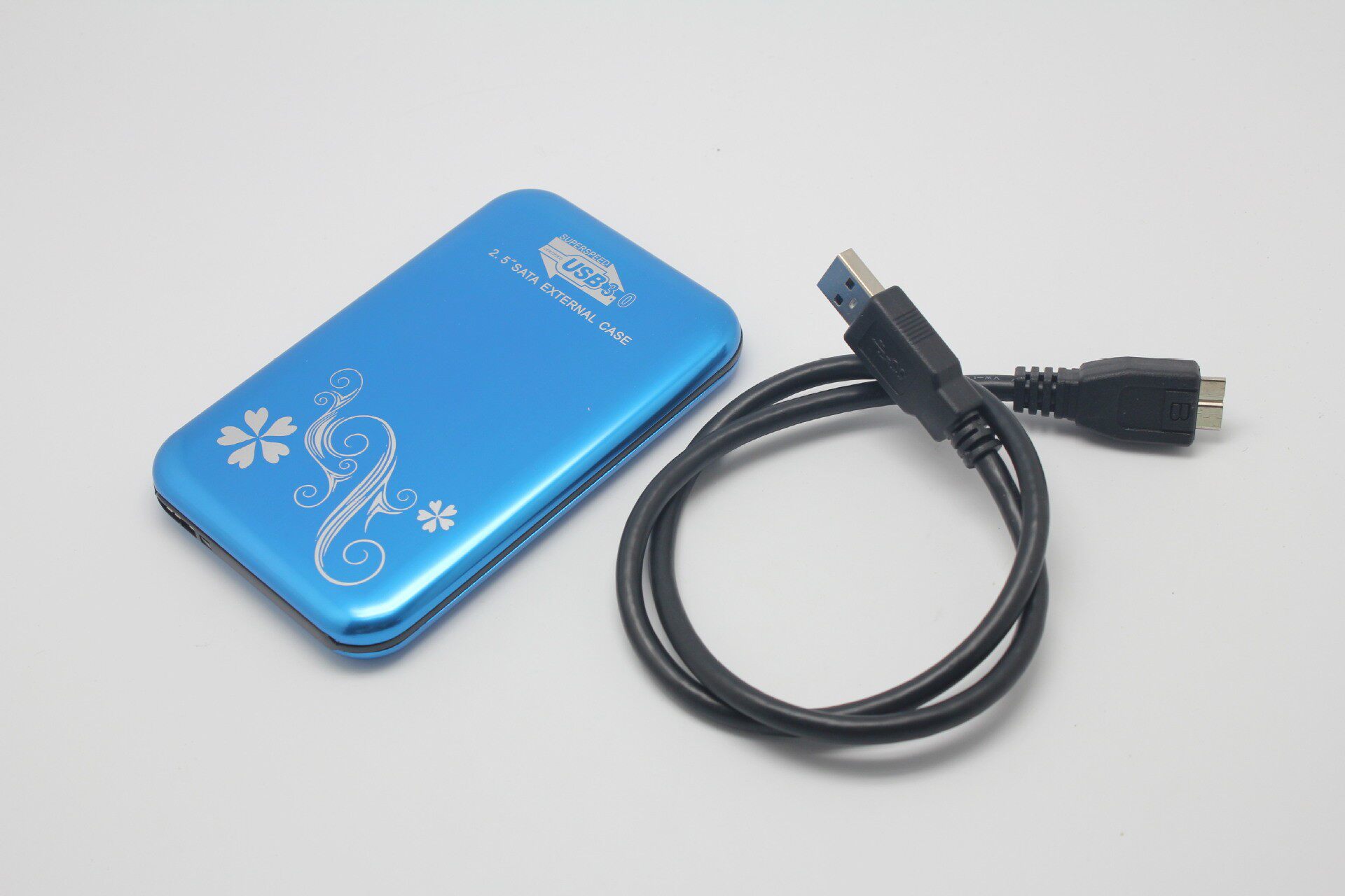 2.5인치 모바일 하드 드라이브 박스 새로운 멀티 컬러 지원 USB3.0 고속 전송 하드 드라이브 보관함